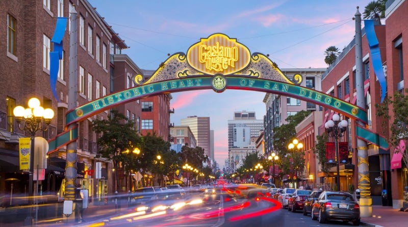 San Diego Gaslamp District.