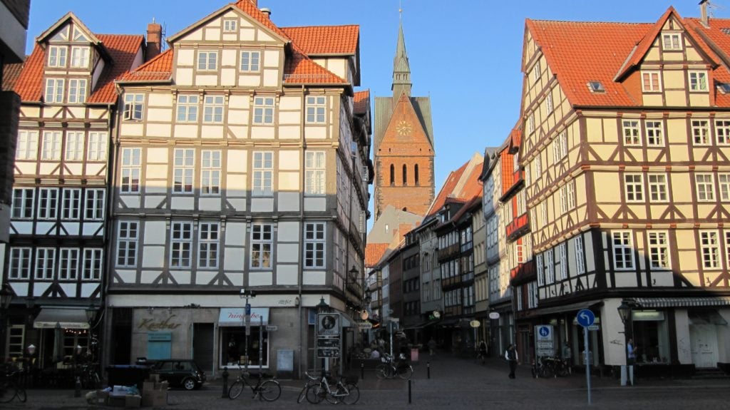 A charming street in Hannover.