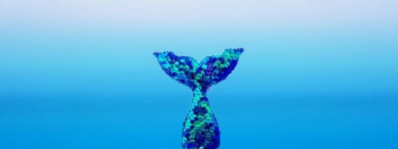 A sparkly mermaid tail.
