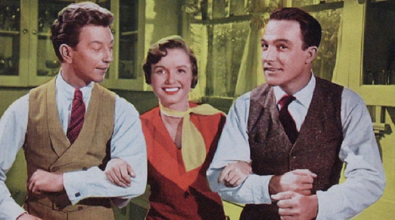 Don, Cosmo, and Kathy from the film version of Singin' in the Rain.