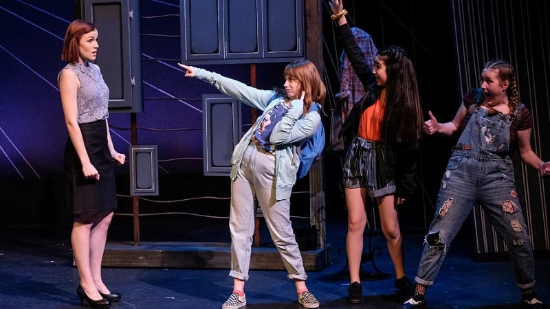 The cast of Freaky Friday at San Diego Musical Theatre.
