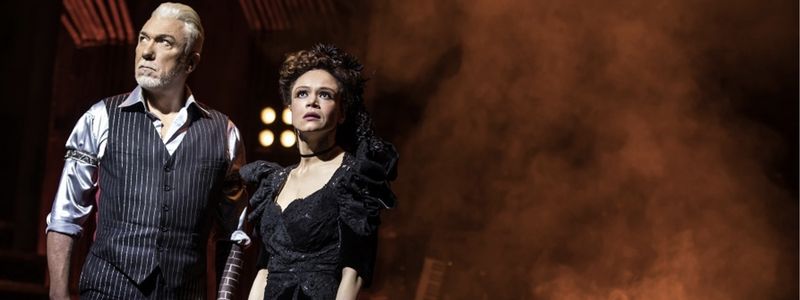 Patrick Page on stage in Hadestown.