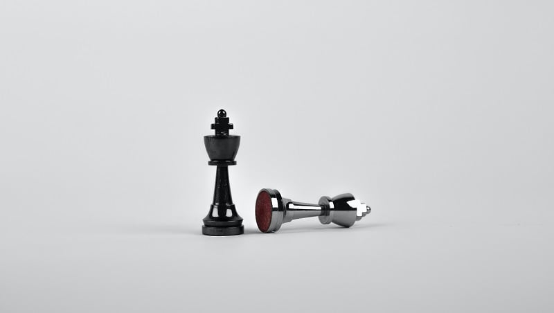 Two chess pieces.