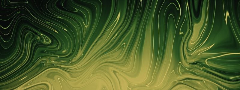 Green and black swirls.
