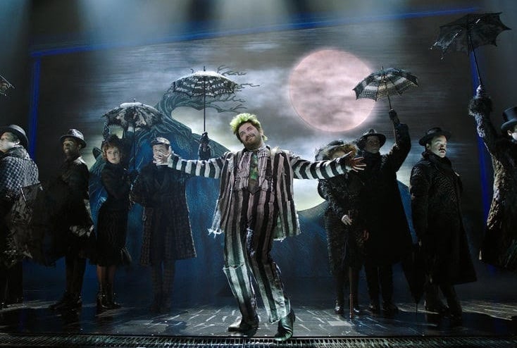 Beetlejuice production still - choreographed by Connor Gallagher.