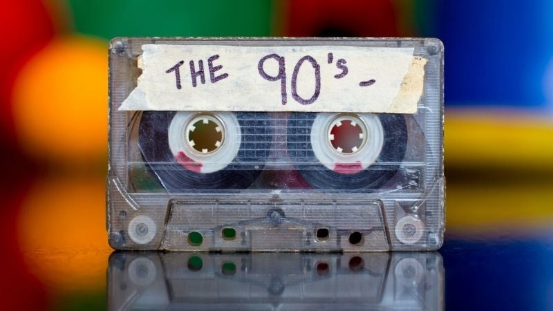 A 90s Cassette Tape.