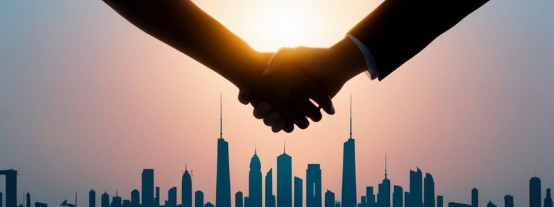 Hand holding with the NYC skyline as a backdrop.