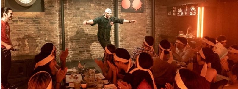 Actors on stage at BATSU!