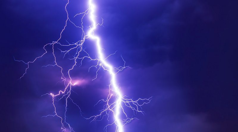 A large lightning Bolt.