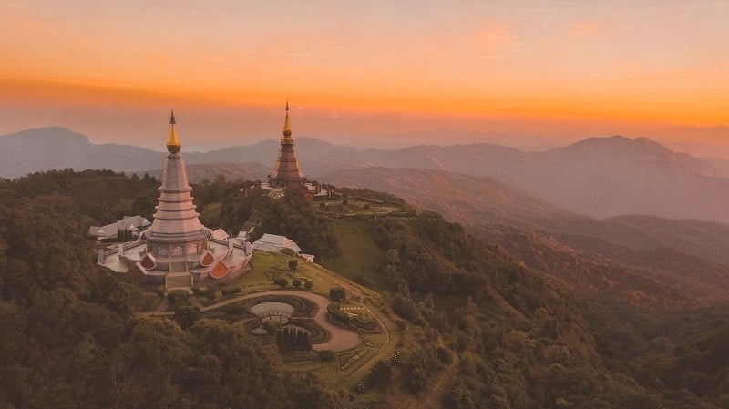 A Thailand landscape.