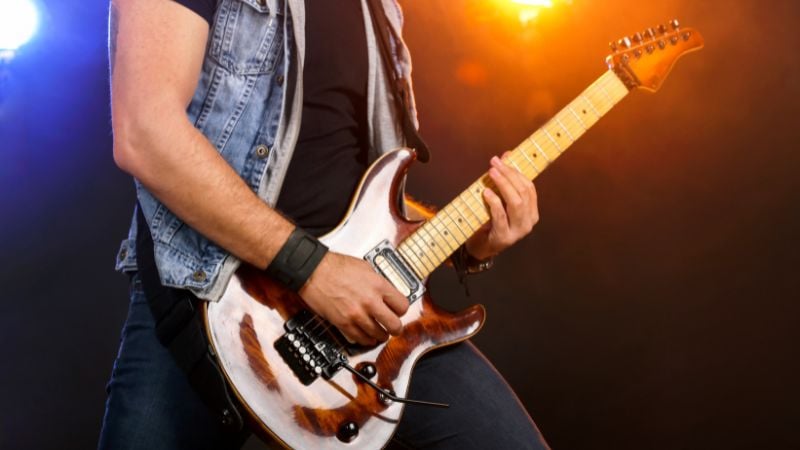 A rock guitarist.
