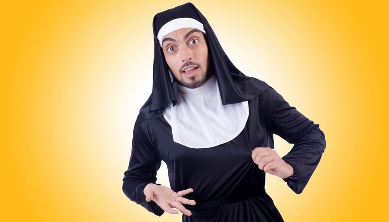 A male nun.