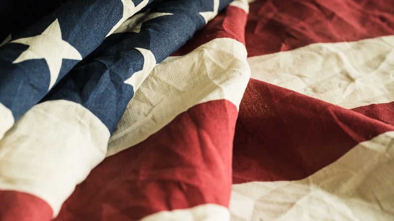 An old American flag.