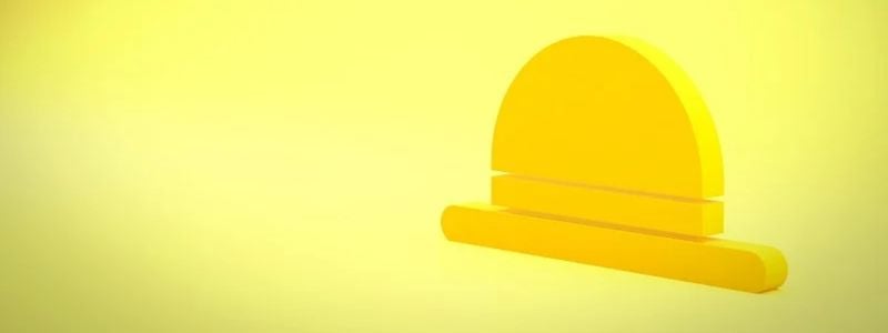 A yellow bowler hat on a yellow background.