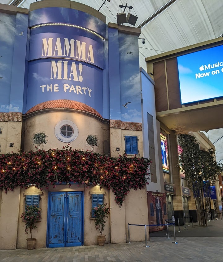 Mamma Mia! The Party Marquee.