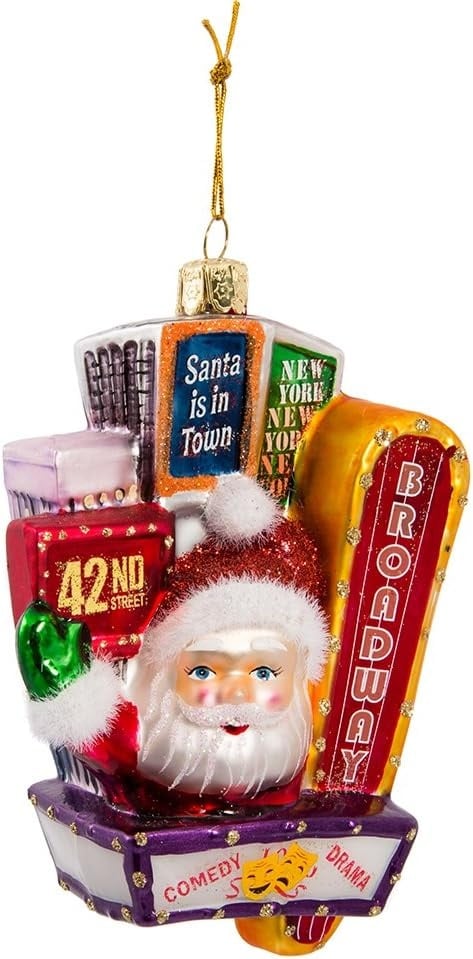 Kurt Adler's Santa on Broadway ornament