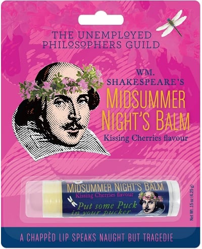 Shakespeare chapstick.
