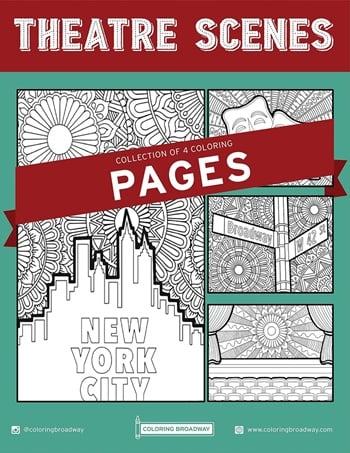 Theatre Scenes Coloring Pages