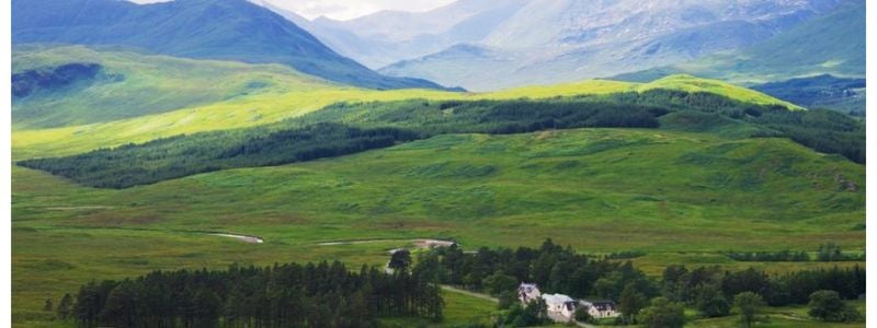 Lush Scottish Highlands.