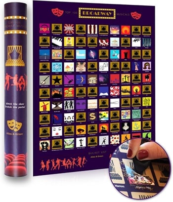 Musical Theatre Scratch Poster