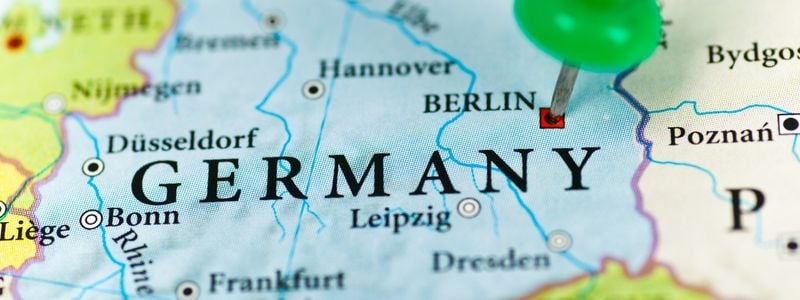 Map of Germany.
