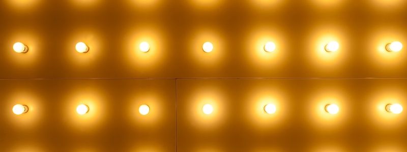 Theatre marquee lights.