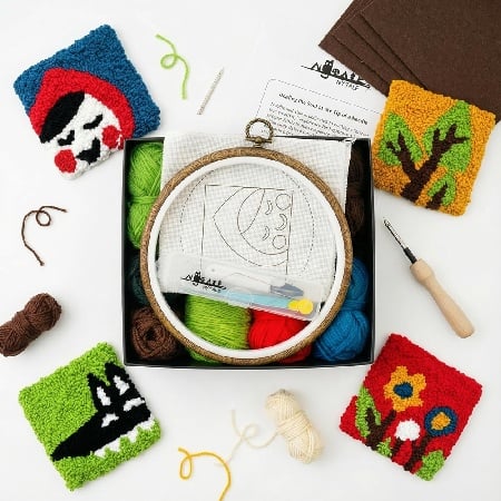 Little Red Riding Hood Punch Needle Set